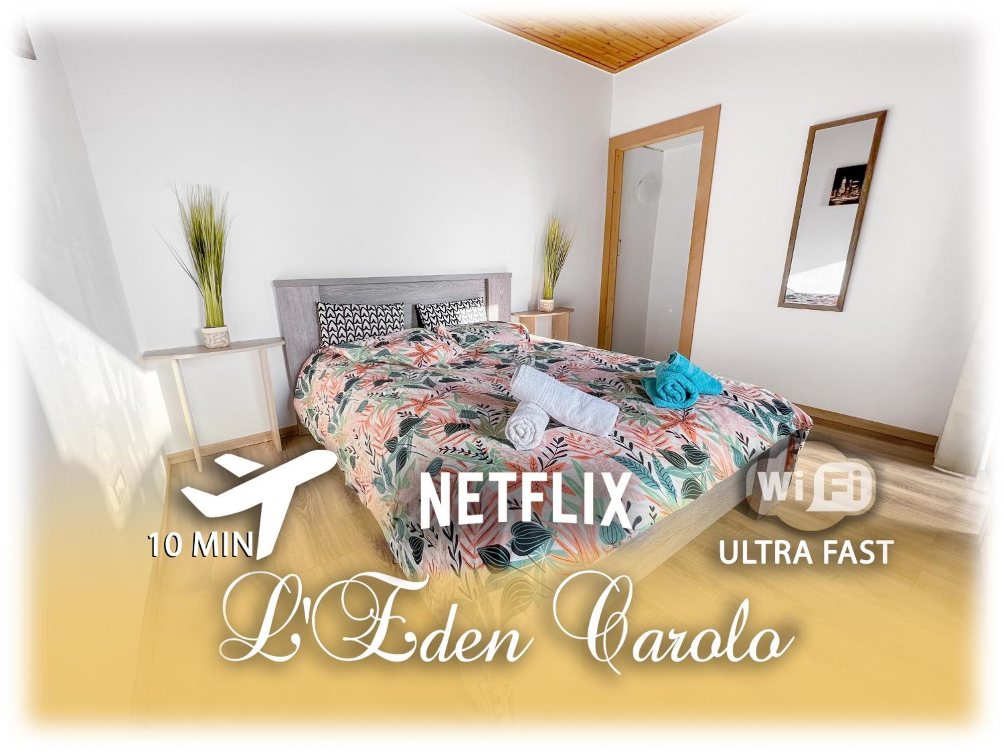 شقة L'Eden Carolo - Netflix, Wi-Fi, 10Min Aeroport, Parking Gratuit Dampremy المظهر الخارجي الصورة